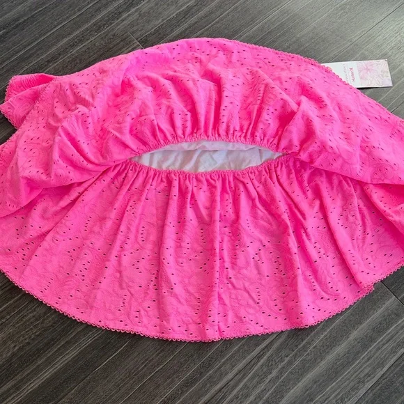 LoveShackFancy x Hurley Paisley Tiered Mini Skirt - Picture 10 of 13